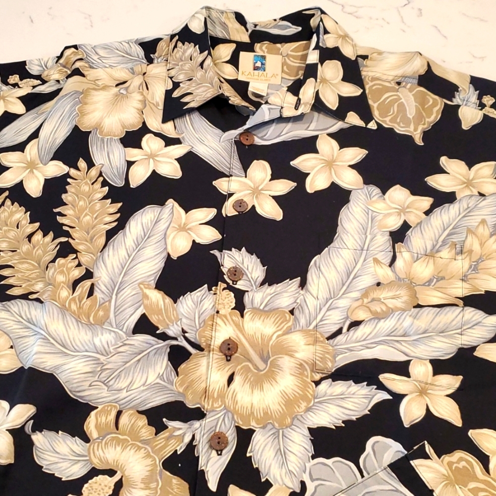 KAHALA Hawaiian Islands original camp shirt